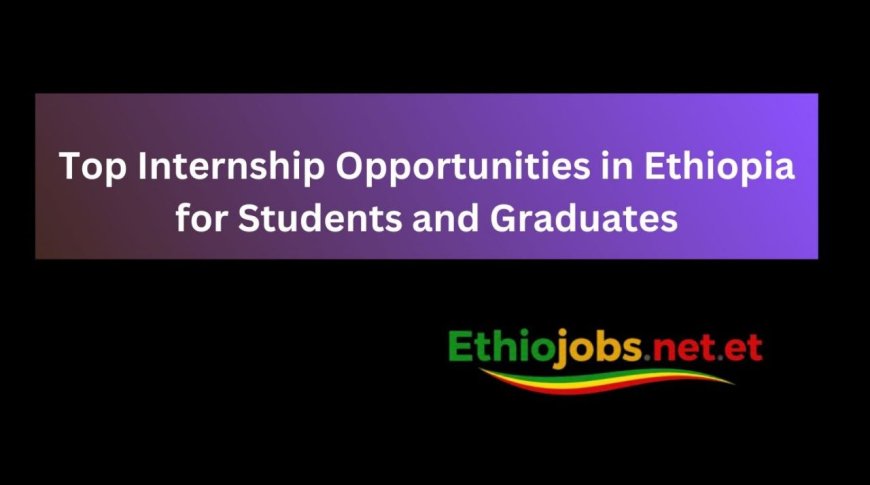 Top Internship Opportunities in Ethiopia for Students and Graduates (2026)